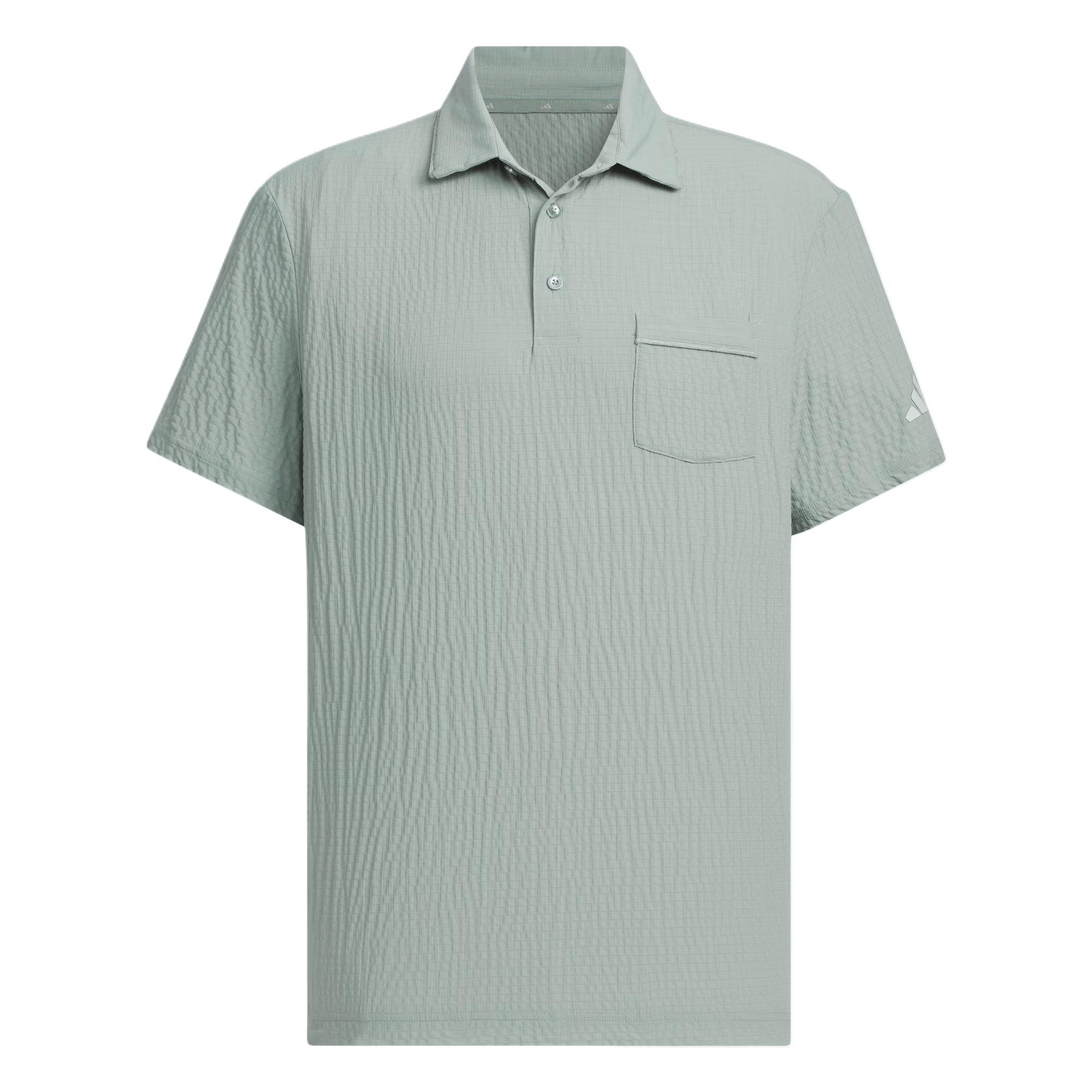 

Adidas Comfortable Stylish Beautiful Simple Short Sleeve Polo Shirt Men tops Silver Green JF6297