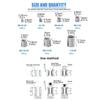 Stainless Steel Locking Wire Thread Inserts 3mm 12mm Vibrations Resistant Fastener Reinforcement Wire Thread Inserts