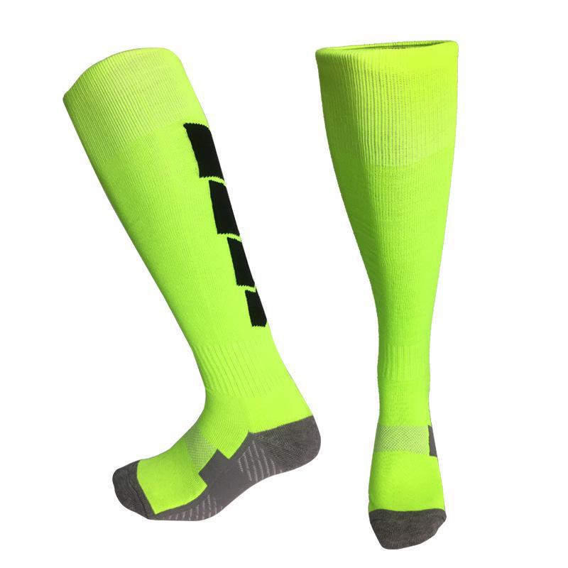 Long Non-Slip Football Socks with Thick Towel Bottom for Training and Competition - Adult & Child Sizes