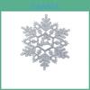 Christmas Window Decor Snowflake Strips With Transparent Plastic For Holiday Party Decorations