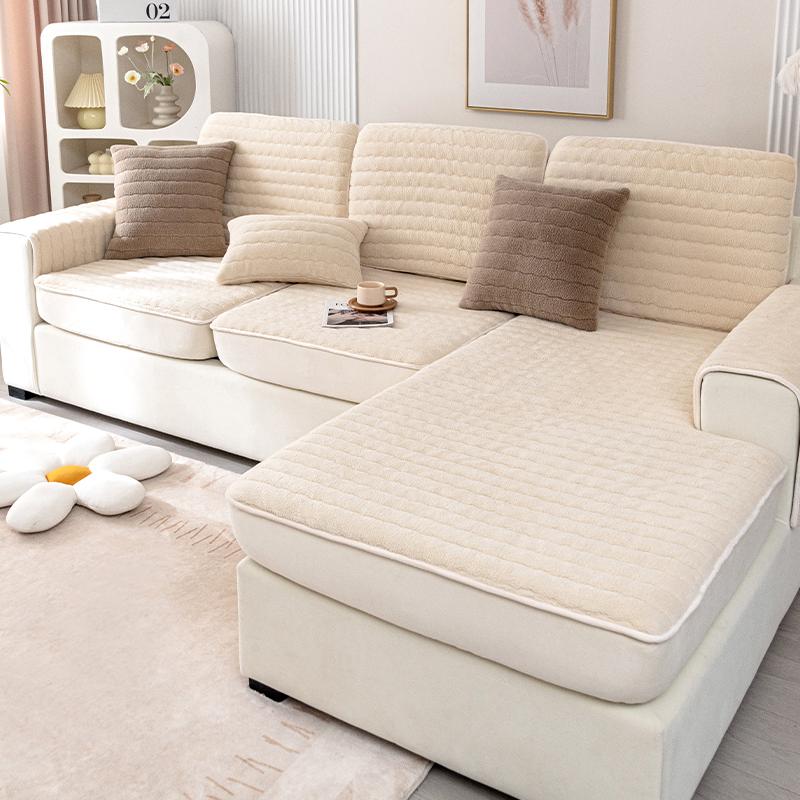 

Чехол для дивана, универсальная подушка для дивана, зимний плюшевый чехол для дивана, утолщенная нескользящая подушка для дивана 60*60cm