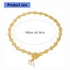 Blingbling Waist Belt Stylish Carved Floral Waist Chain Belt Elaborate Chain Belly Chain for Wedding Waist Chain