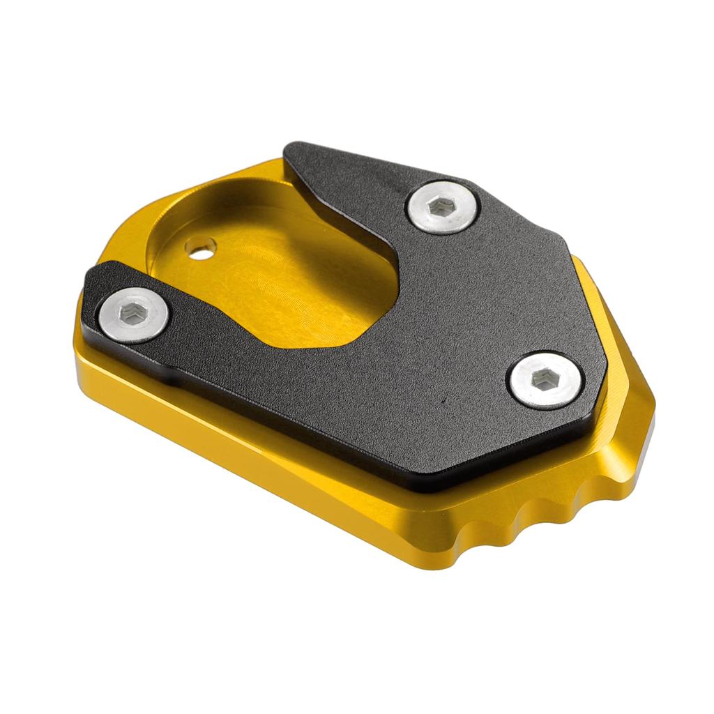 X AUTOHAUX 1 Set Motorcycle Kickstand Pad Side Stand Bracket Foot Extension Envelope Plate