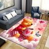 1pc Winnie Pattern Area Rug Soft Flannel Floor Mat for Living Room, Bedroom, Sofa Coffee Table Floor Mat