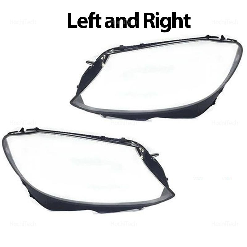 1 Pair Car Headlight Cover for Mercedes-Benz C Class W205 Pre-facelift 2015-2018 Car Accessories Clear Lampshade Auto Shell