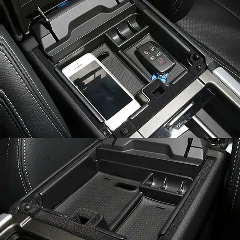 Car Center Console Organizer Tray Armrest Storage Box For Land Rover Range Rover Evoque 2011-2018 Car Interior Accessories