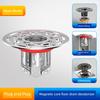 Anti-Odor Device for Bathroom Floor Drain, Universal for Kitchen and Bathroom, Anti-Odor Gadget for Toilet Sewer, Sealing Cover Inner Core