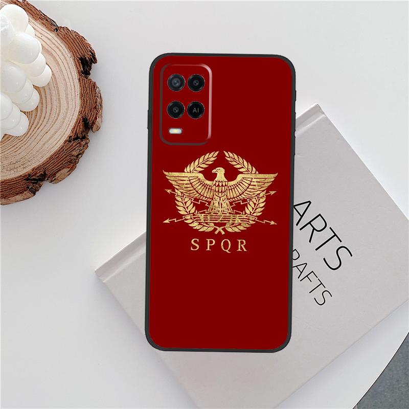 SPQR Roman Imperial Legion Case For Oppo A96 A58 A18 A38 A78 A98 A17 A77 A80 A40 A60 A16 A76 A74 A94 A54 A15 A57S Cover