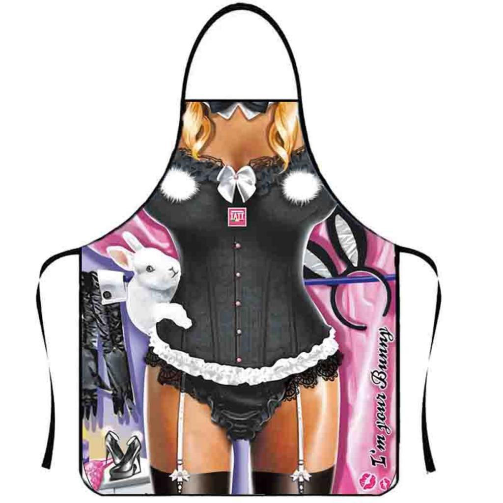 Men's And Women's Aprons Personalised Quirky Novelty Creative Couples Party Sexy Erotic Gifts