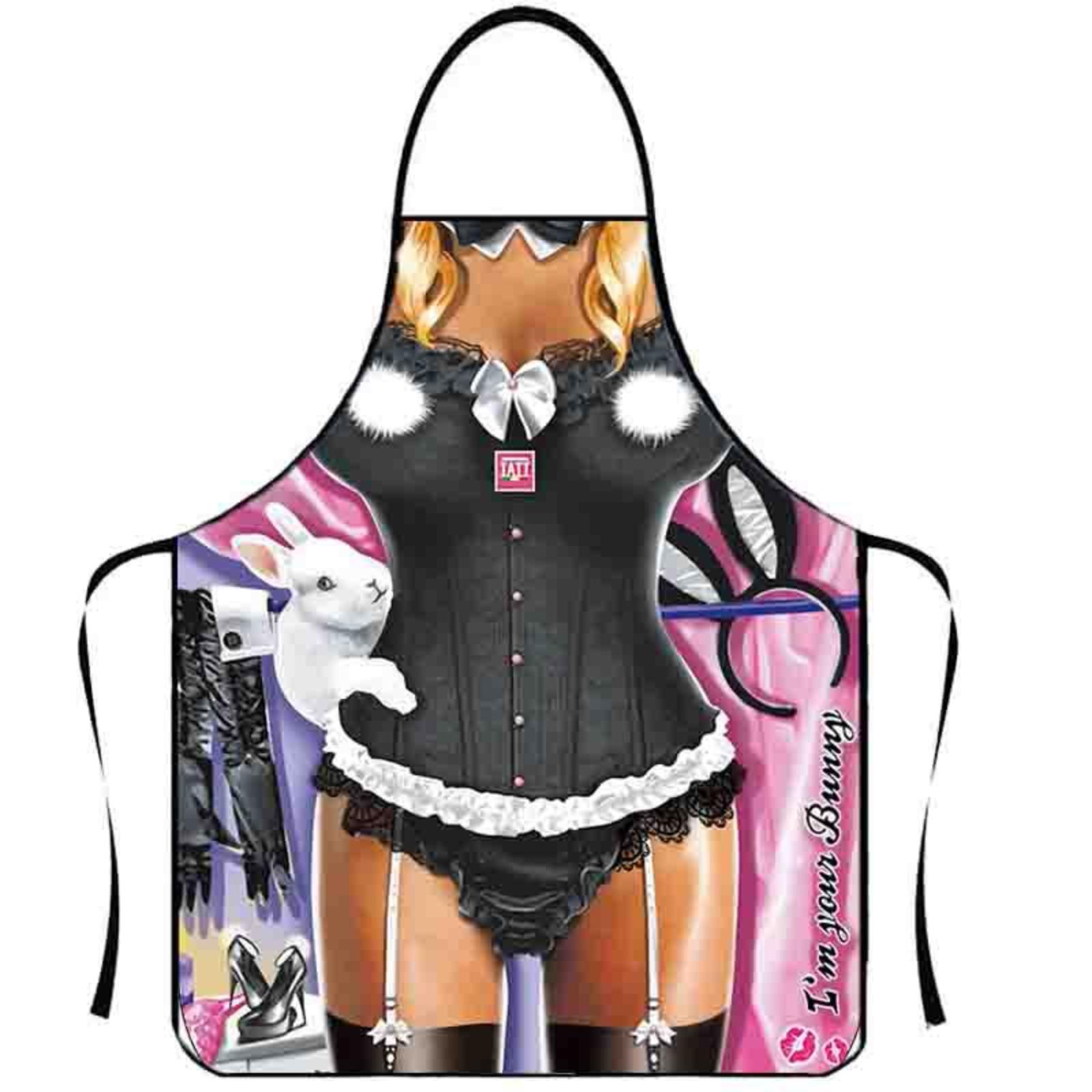 

Men s And Women s Aprons Personalised Quirky Novelty Creative Couples Party Sexy Erotic Gifts One Size чёрный