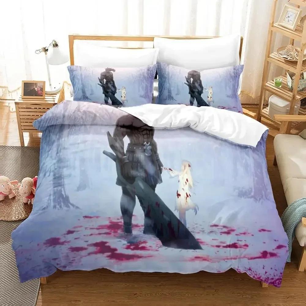 3D Print Anime FateStay Night Unlimited Blade Works Bedding Set Cartoon Anime three-piece set Adult Kid Bedroom Duvetcover Sets