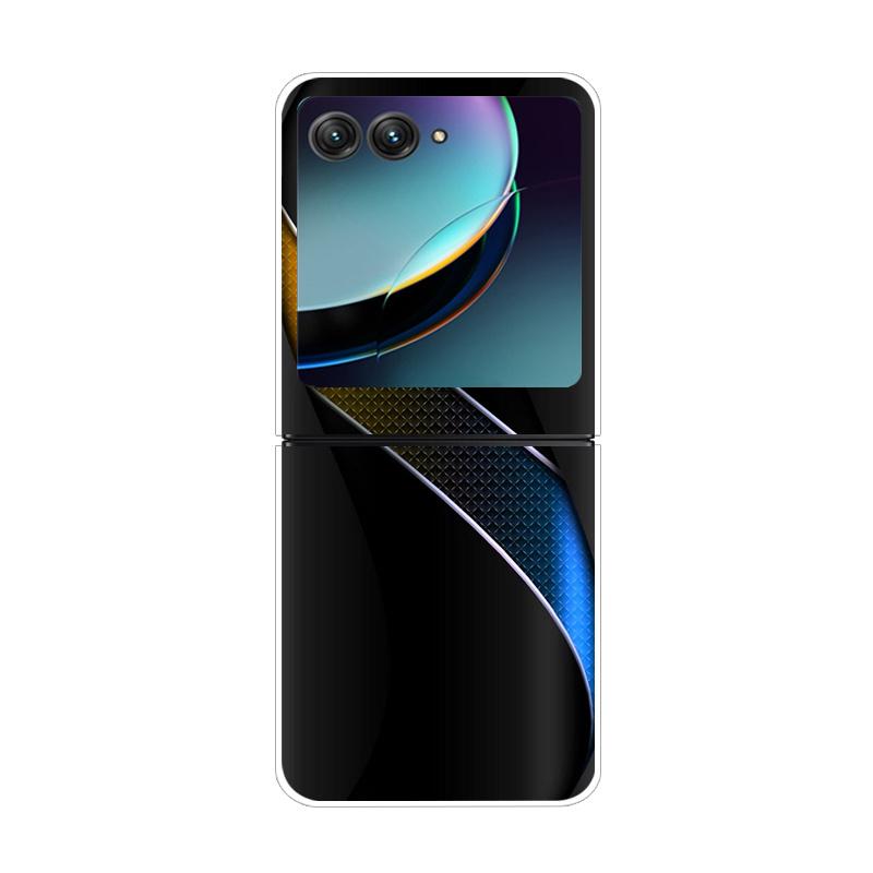 Pouzdro Pro Motorola Razr 40 Ultra Průhledné Pevné Skládací Luxusní Vzor Pro Motorola Moto Razr 40 Ultra Čiré Kryt Razr40 Ultra