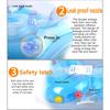 Baby Newborn Pool Floats Inflatable Floats Ring Adjustable with Side Handle