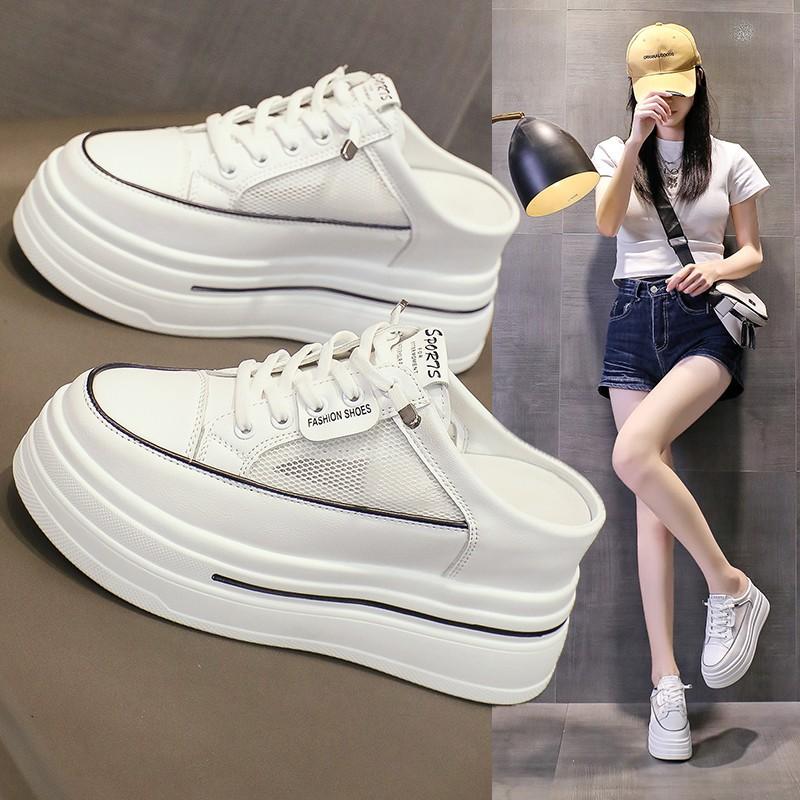 New High-rise Thick Sole for Women In Spring and Summer Soft Sole Not Tired Spring and Autumn High-end Shoes for Women