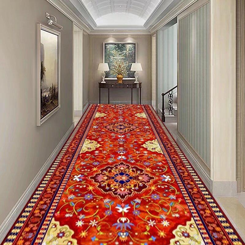 Hallway Carpet Frame Hall Carpet Entryway Path To Floor In The Corridor Runner Rug Doorway Kitchen Aisle Mat Size Customized