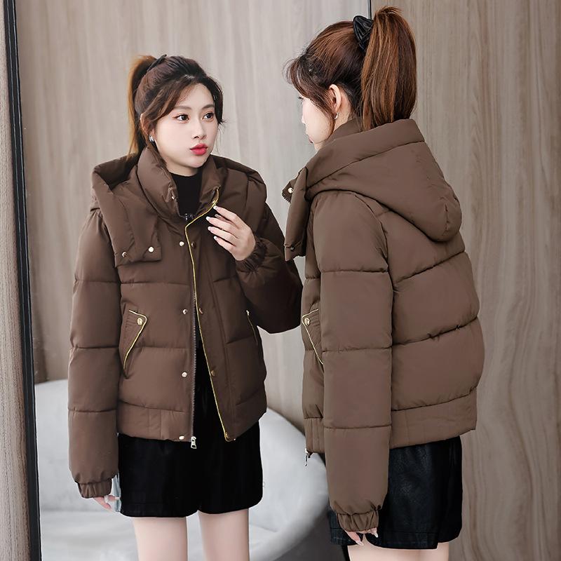 Women’s Short Hooded Windproof Thicken Warm Winter Jacket