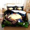 My Neighbor Totoro Cartoon 3d Bedding Set Anime Twin Full Queen King Comforter Cover Set with Pillowcase 2/3pcs Duvet Cover Sets