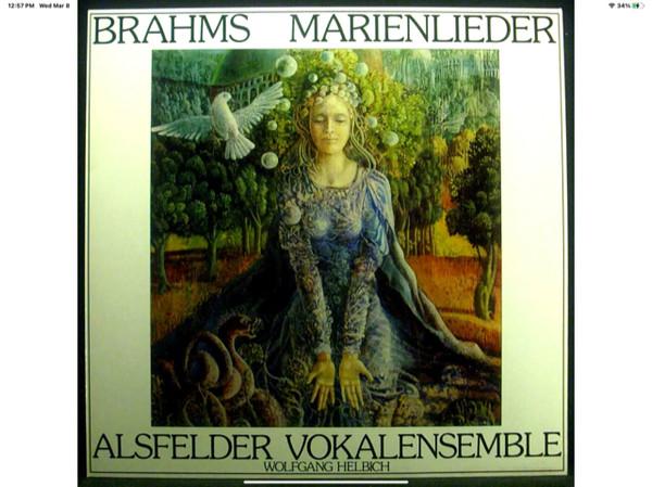 

LP Record ALSFELDER VOKALENSEMBLE HELBICH G Brahms Marienlieder MTH195 THOROFON 1978 Germany Classical Used
