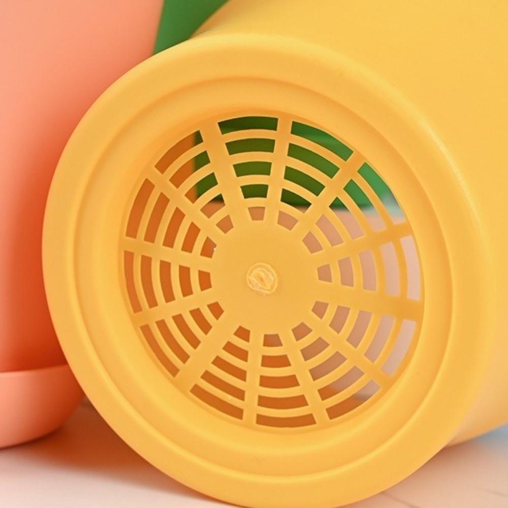 8pcs/set Candy Color Flower Pot Plastic Thickened Succulent Plant Pots with Drainage Holes Round Plant Pot Seedling Potted