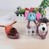 Dog Plush Animal Toy Squeaky Puppy Head Chew Elephant Monkey Toy Interactive Rope Knot Teething Toy