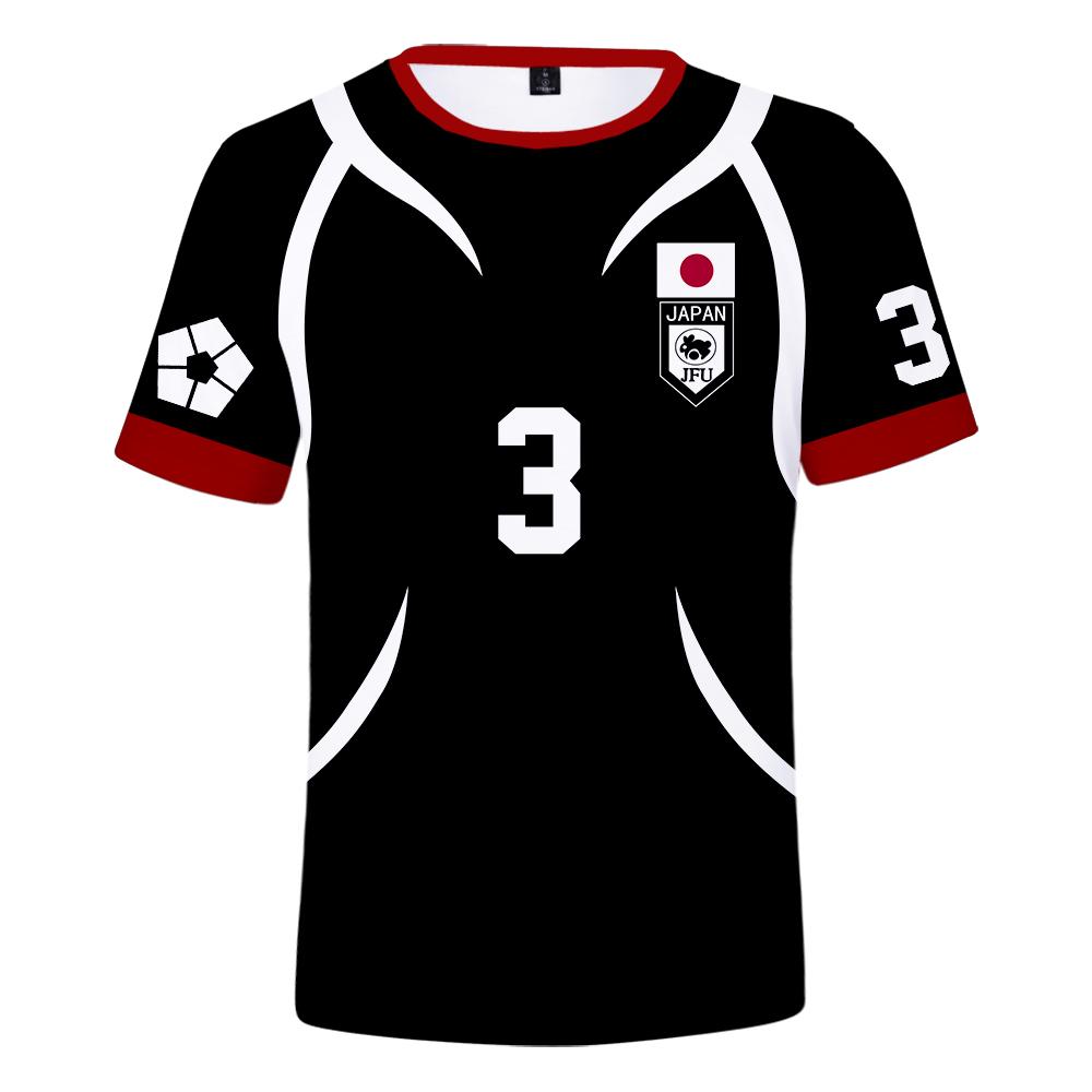 

Футболки аниме BLUE LOCK Harajuku New Cartoon T Shirt для женщин и мужчин Streetwear Oversize T Shirt XS чёрный