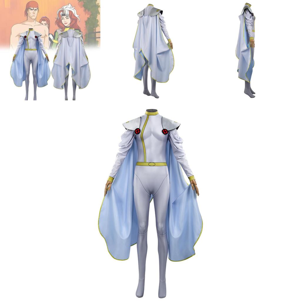 Xmen97 Storm Cosplay Costume Full Set Unisex Fantasy Streetwear Polyester Blend