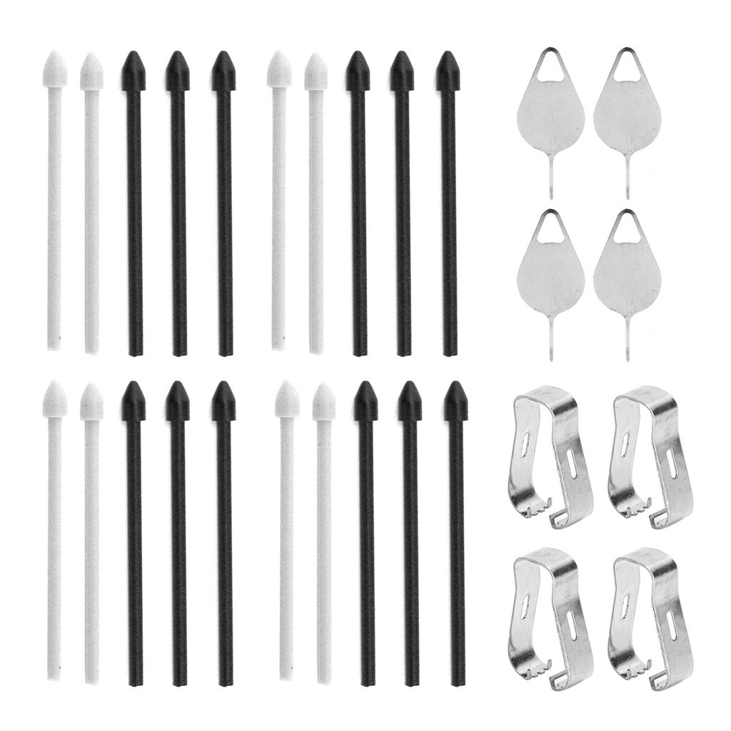 4Set Touch Replacement Tips Writing Pen Nibs Parts for Samsung Note 10 Note 10 PlusBlack