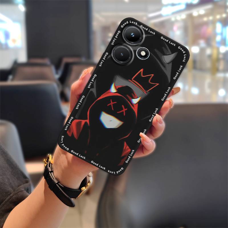 Full wrap Dirt-resistant Phone Case For infinix X6831/Hot30 4G Anti-knock Graffiti Fashion Design Shockproof Durable TPU