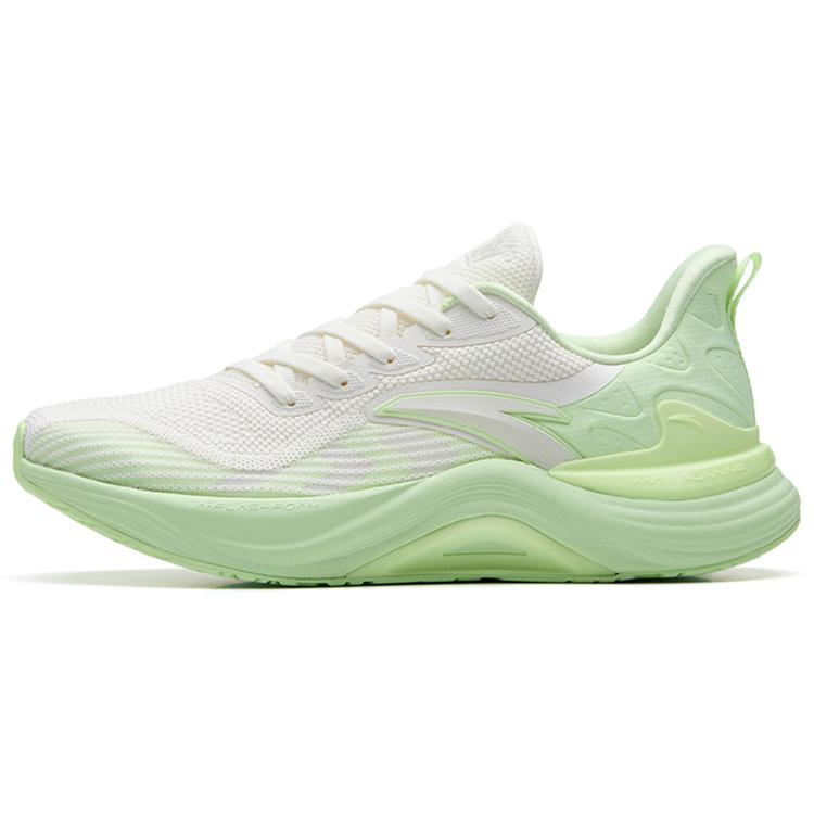New Anta 2.5 Breathable Lightweight Low Top Running Shoes Women's White Green 122235582-7