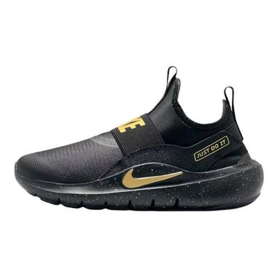 Flex Runner 4 GS Black Metallic Gold Kids Sneakers IM6737-001