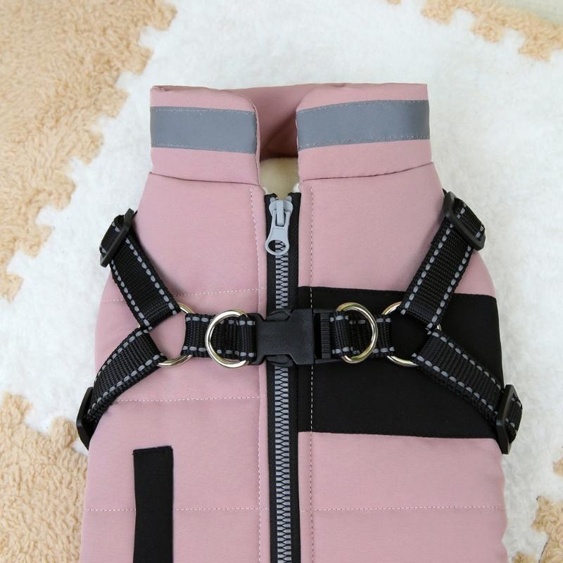 Winter Warme Hundekleidung Kaltes Wetter Haustier Hund Verdickte Innenfutter Jacke für Draußen