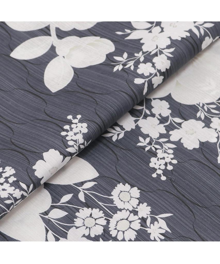 Yukata change set heiko AB size fits camellia [KYOETSU] set, weave, unbleached, two-part type, 4-piece (yukata, obi, underwear, geta), women's (one