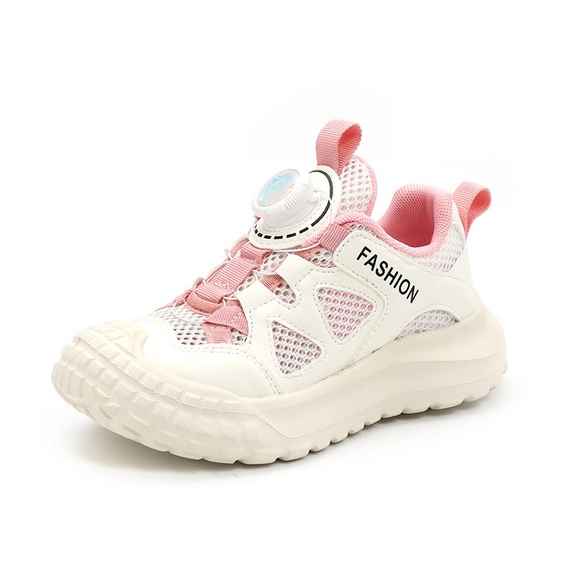 

Children Casual Shoes Quick Lacing Sneakers Kids Mesh Summer Breathable Running Tennis Sneaker Lightweight Comfort 36