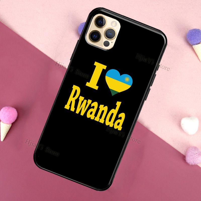 Rwanda Flaga Godło Etui Na iPhone 11 Pro Max 12 13 mini X XS XR 7 8 Plus SE 2020 Etui Na iPhone 13 Pro