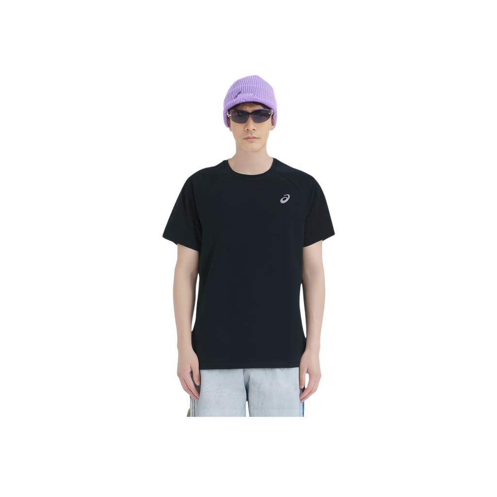 Asics SS25 Sports Lifestyle Series Fashionable Quick-Dry Skin-Friendly Moisture-Wicking Breathable Raglan Sleeve Short Sleeve T-Shirt 2031F116-001