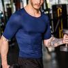 Men's Compression Shirt Undershirt Slimming Tank Top Workout Vest Abs Abdomen Slim Body Shaper Short Sleeve T Shirt