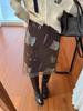 Elegant Old Money Heavy Embroidered Beaded Pencil Skirt - Quiet Luxury for Women