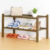 Olanly Bamboo Shoe Organizer Quality Expandable Shoe Rack Stackable Free Standing Wooden Shoe Storage Shelf For Entryway Closet