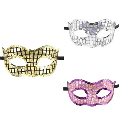 Masquerades Mask Mardi Gras Mask Venetians Party Mask Sequins Half Face Mask Halloween Ball Cosplay Performances Props