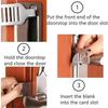 Anti-theft Door Lock Stopper 8cm Hotel Door Jammer Heavy Duty Door Blocker  Apartment