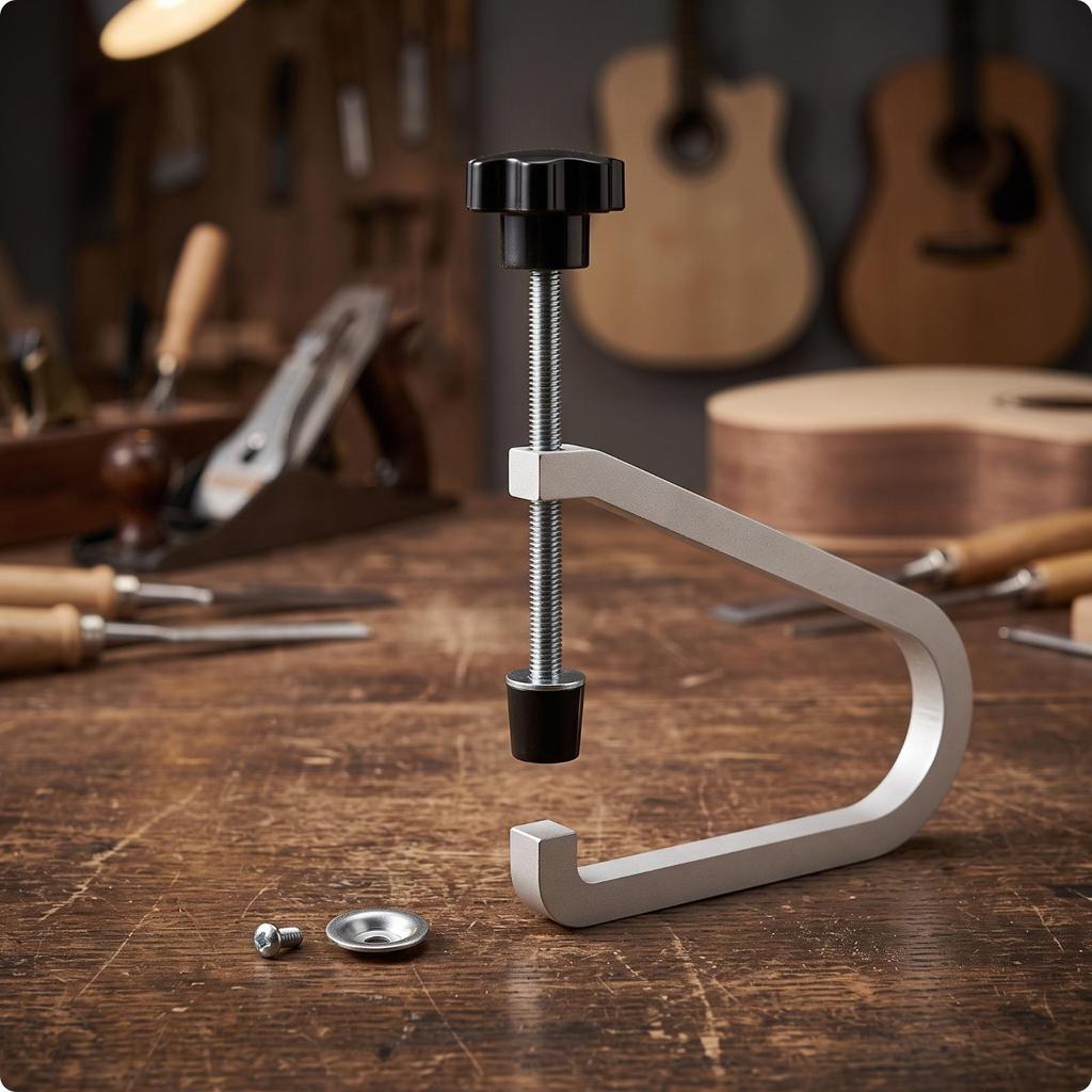Maintenance Clamp Compatible Guitar Bridge Metal for Luthier
