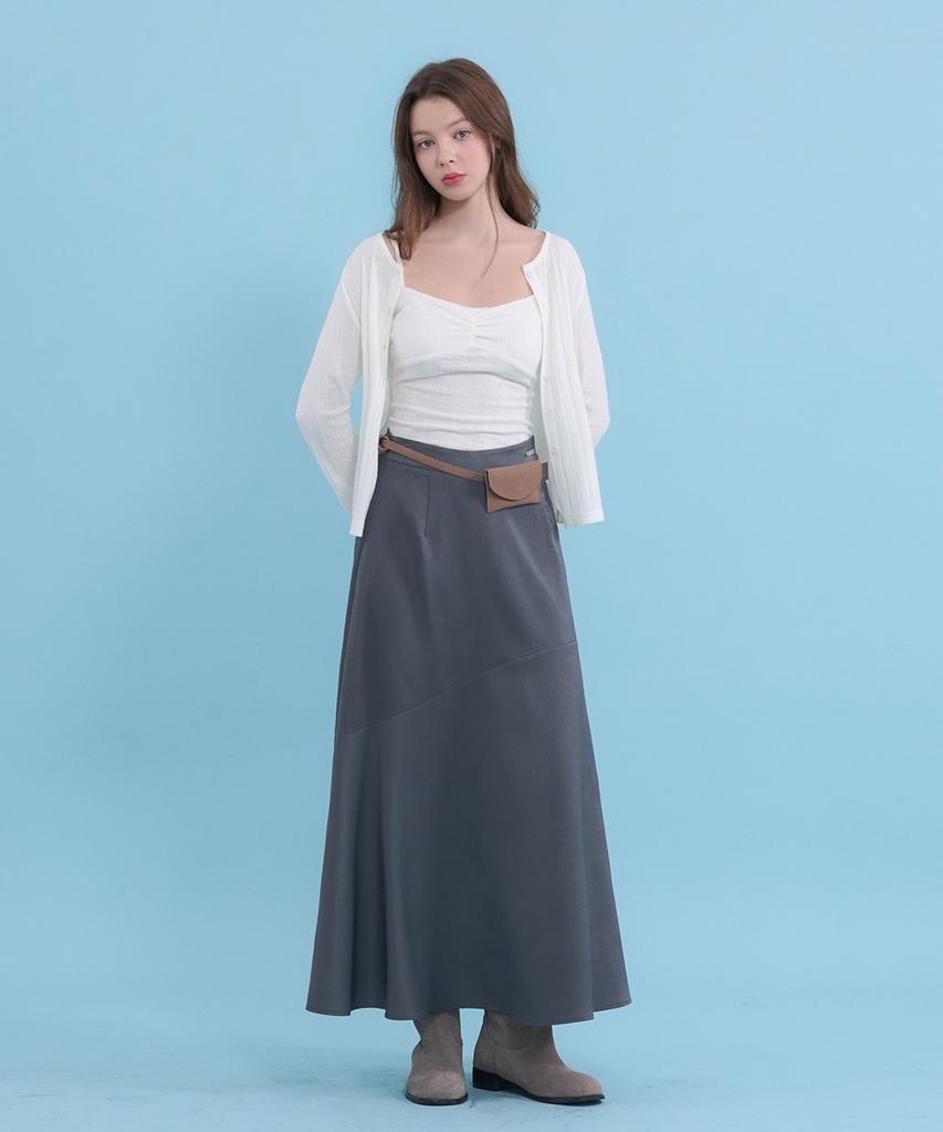 Micene Dyna Flare Maxi Skirt