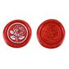 1 Bottle of 200pcs Metallic Red Sealing Wax Beads, Octagon Wax Seal Beads Candles and Melting Spoon for Wax Seal Stamp