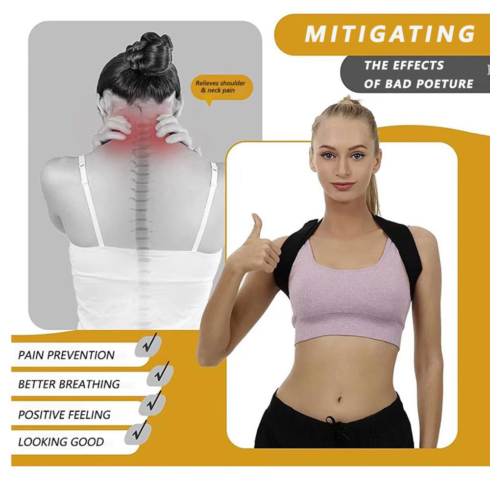 Posture Corrector For Women & Men,Breathable & Adjustable & Invisible Upper Back Brace Support,Pain Relief For Bad Posture