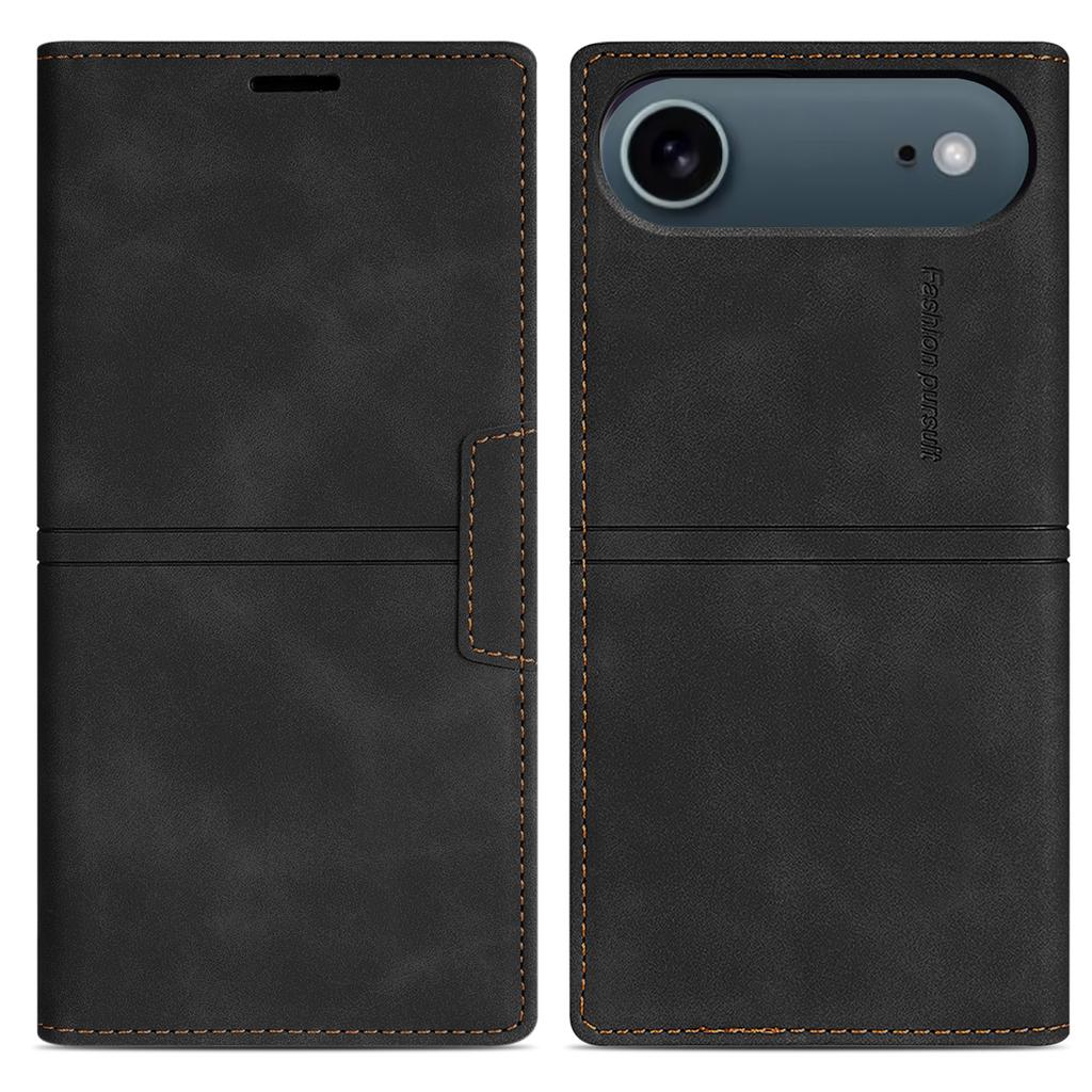 Für iPhone 17 Air Wallet Case Magnetverschluss Leder Handyhülle