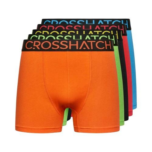 Crosshatch Mens Highlighter Boxer Shorts (Pack of 5)