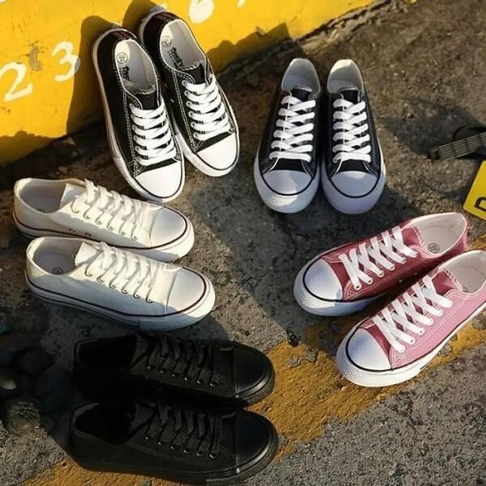 Converse Shy Sneakers Casual Sneakers Low Daily Converse Shoes Daily Shoes Low Sneakers Canvas Shy Sneakers (Black) 35 (225)