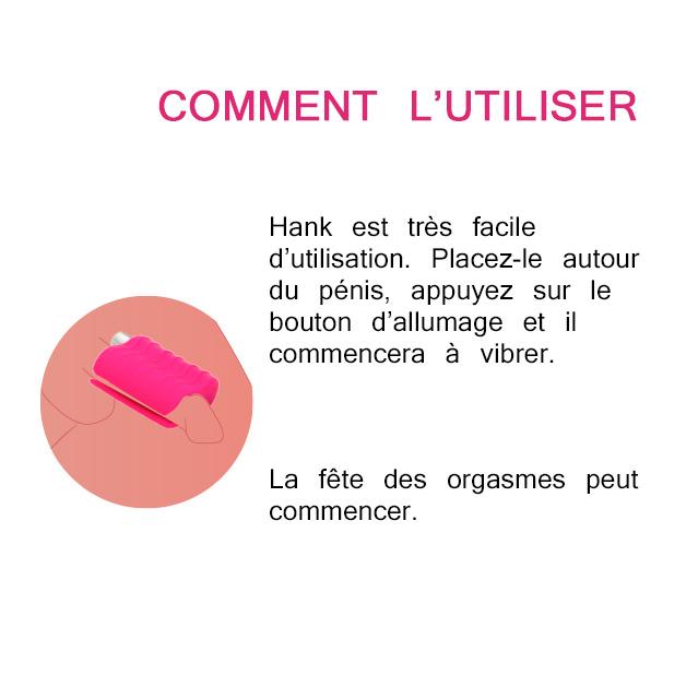 HANK - vibrierender männlicher Masturbator