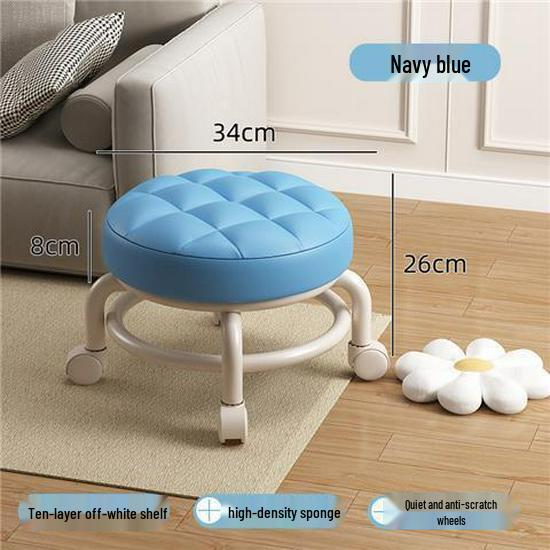 Universal Baby Walker & Multi-Purpose Stool with Soft Seat and Caster Wheels