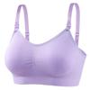 Seamless Plus Size Nursing Bra - Adjustable Front Buckle, Push-up, Postpartum, for Pregnant Women